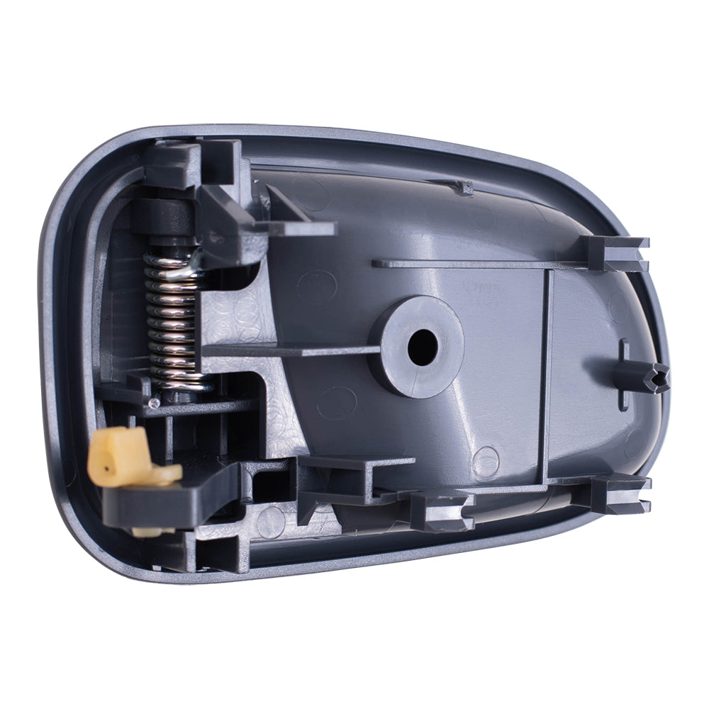Brock Replacement Driver and Passenger Inside Inner Gray Door Handles Compatible with 93-97 Corolla Prizm 6920612130 6920512130
