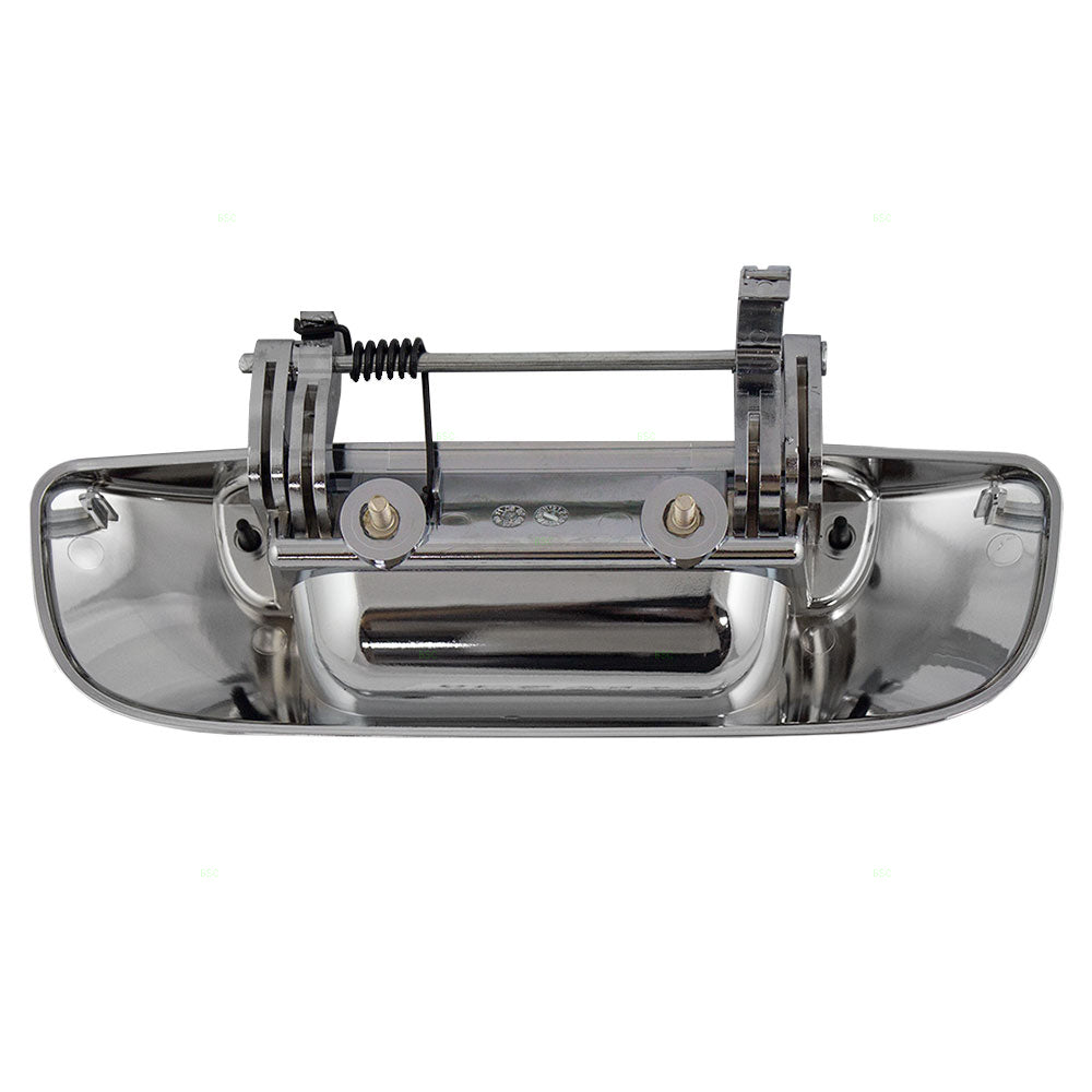 Brock Replacement Chrome Tailgate Liftgate Handle Compatible with Pickup Truck 129-00932