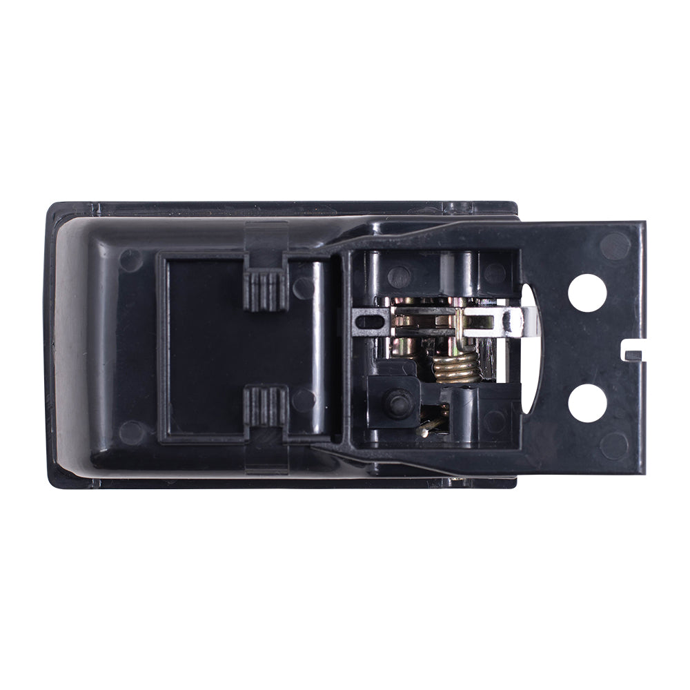 Brock Replacement Pair Set Inside Inner Black with Chrome Door Handles Compatible with 1986-1997 Pickup Truck 8067015G00