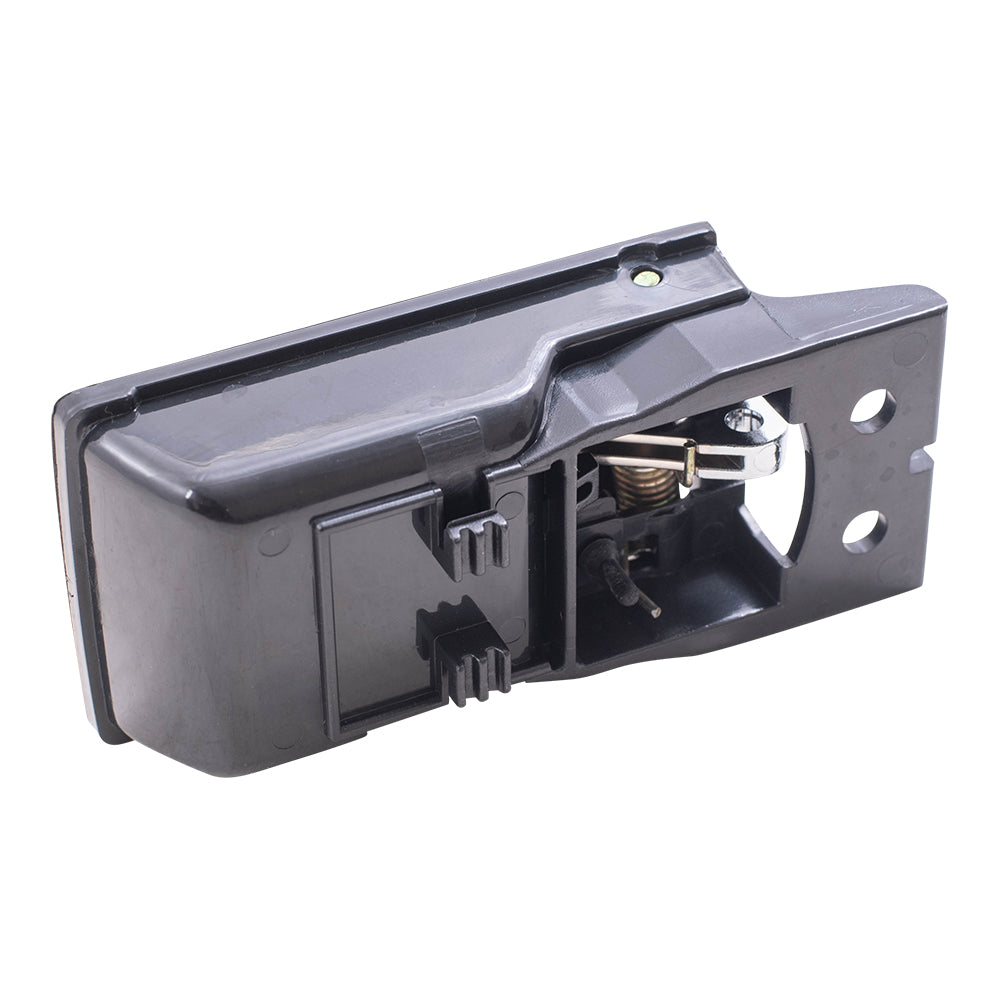 Brock Replacement Pair Set Inside Inner Black with Chrome Door Handles Compatible with 1986-1997 Pickup Truck 8067015G00