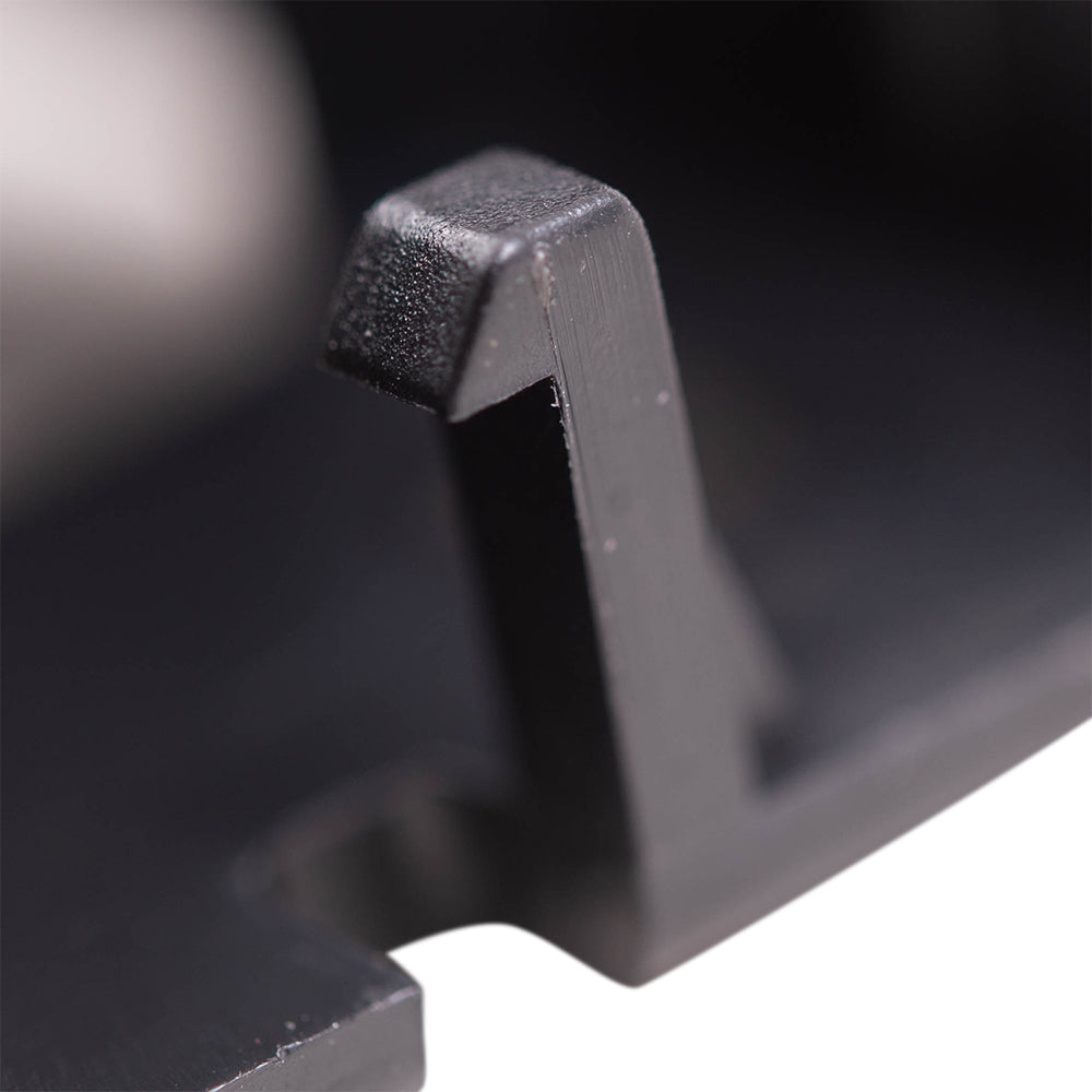 Brock Replacement Pair Set Inside Inner Black with Chrome Door Handles Compatible with 1986-1997 Pickup Truck 8067015G00