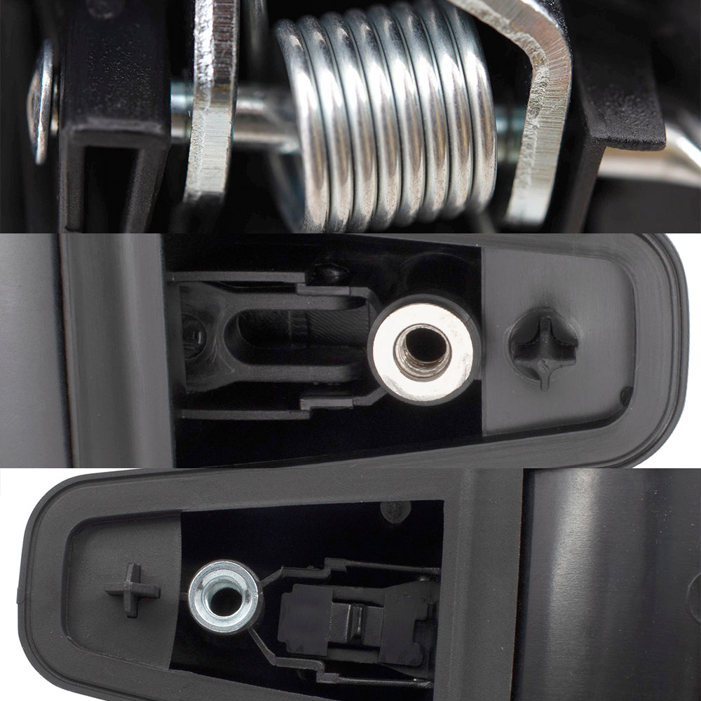 Brock Replacement Front & Rear Outside Door Handles 4 Piece Set Compatible with 2007-2013 Avalanche/Sierra Denali/Escalade EXT & 2007-2014 Silverado/Sierra/Escalade/Escalade ESV/Suburban/Tahoe/Yukon