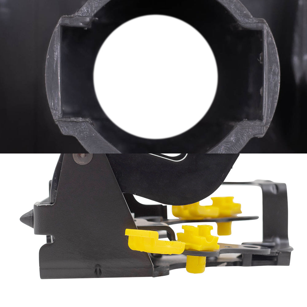 Brock Replacement Textured Black Tailgate Handle and Textured Gray Bezel Set Compatible with 2002-2006 Avalanche