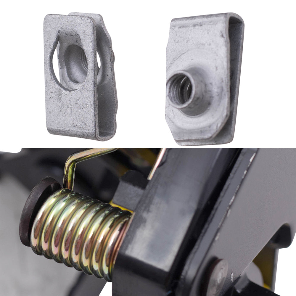 Brock Replacement Textured Black Tailgate Handle and Textured Gray Bezel Set Compatible with 2002-2006 Avalanche