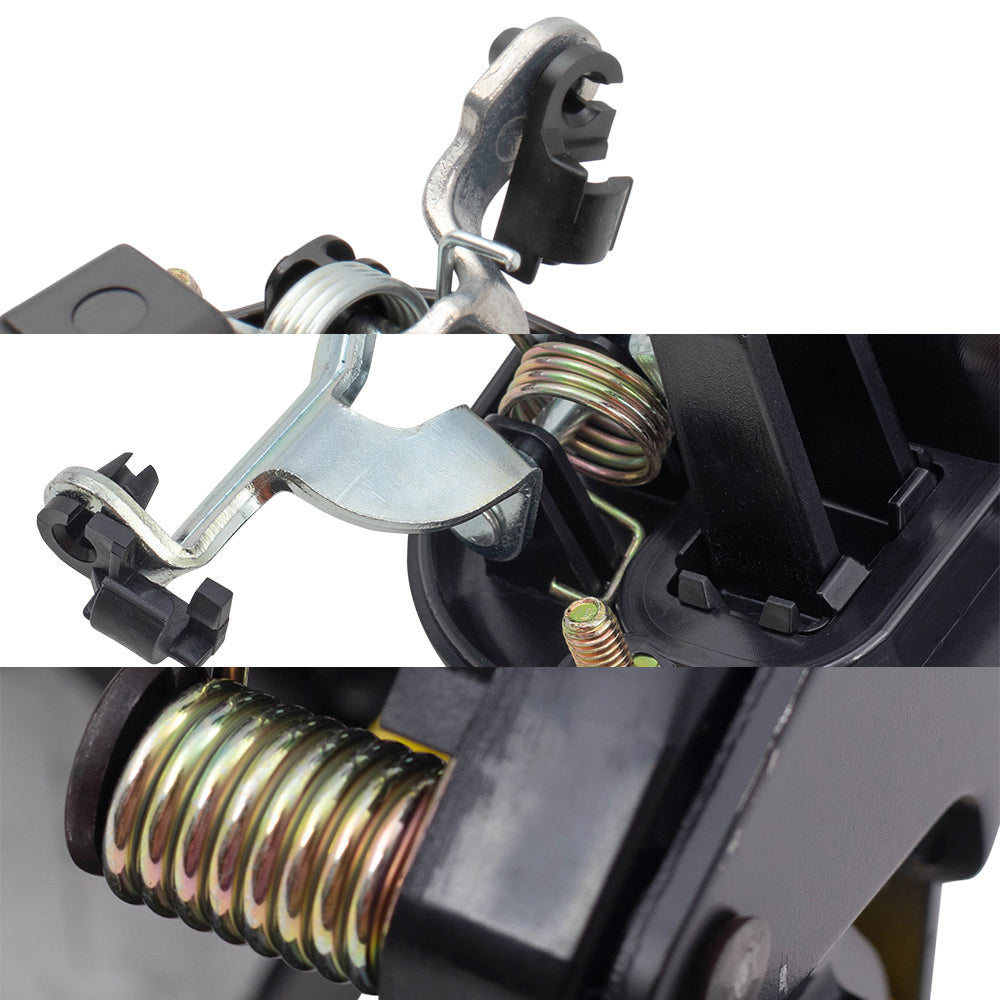 Brock Replacement Front and Rear Outside Door Handles, and Tailgate Handle 5 Piece Set Compatible with 2002-2006 Avalanche