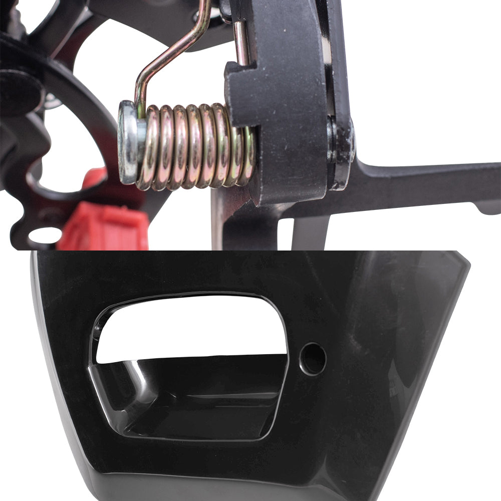 Brock Replacement Tailgate Handle and Tailgate Handle Bezel Set Compatible with 2002-2006 Avalanche