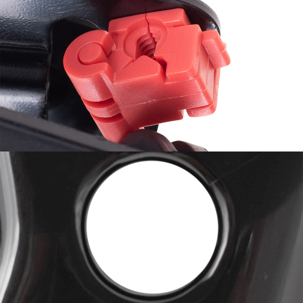 Brock Replacement Tailgate Handle and Tailgate Handle Bezel Set Compatible with 2002-2006 Avalanche