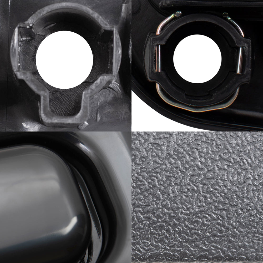 Brock Replacement Front and Rear Outside Door Handles, Tailgate Handle and Tailgate Handle Bezel 6 Piece Set Compatible with 2002-2006 Avalanche