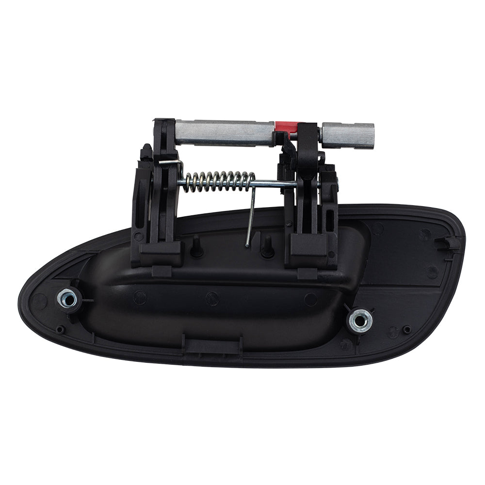 Brock Replacement Driver and Passenger Front Outside Outer Door Handles Compatible with 2002-2006 Altima 806078J009 806068J009