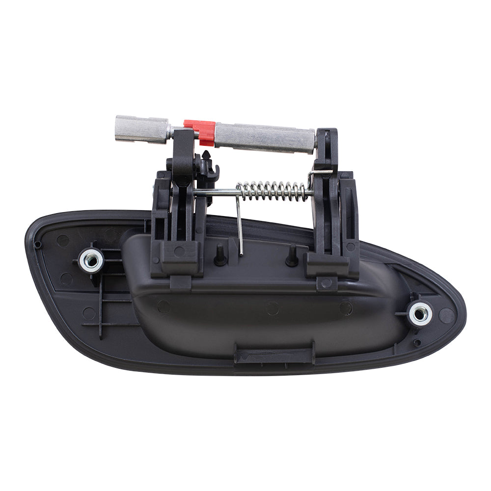 Brock Replacement for Driver and Passenger Rear Outside Outer Door Handles Compatible with 02-06 Altima 826078J009 826068J009