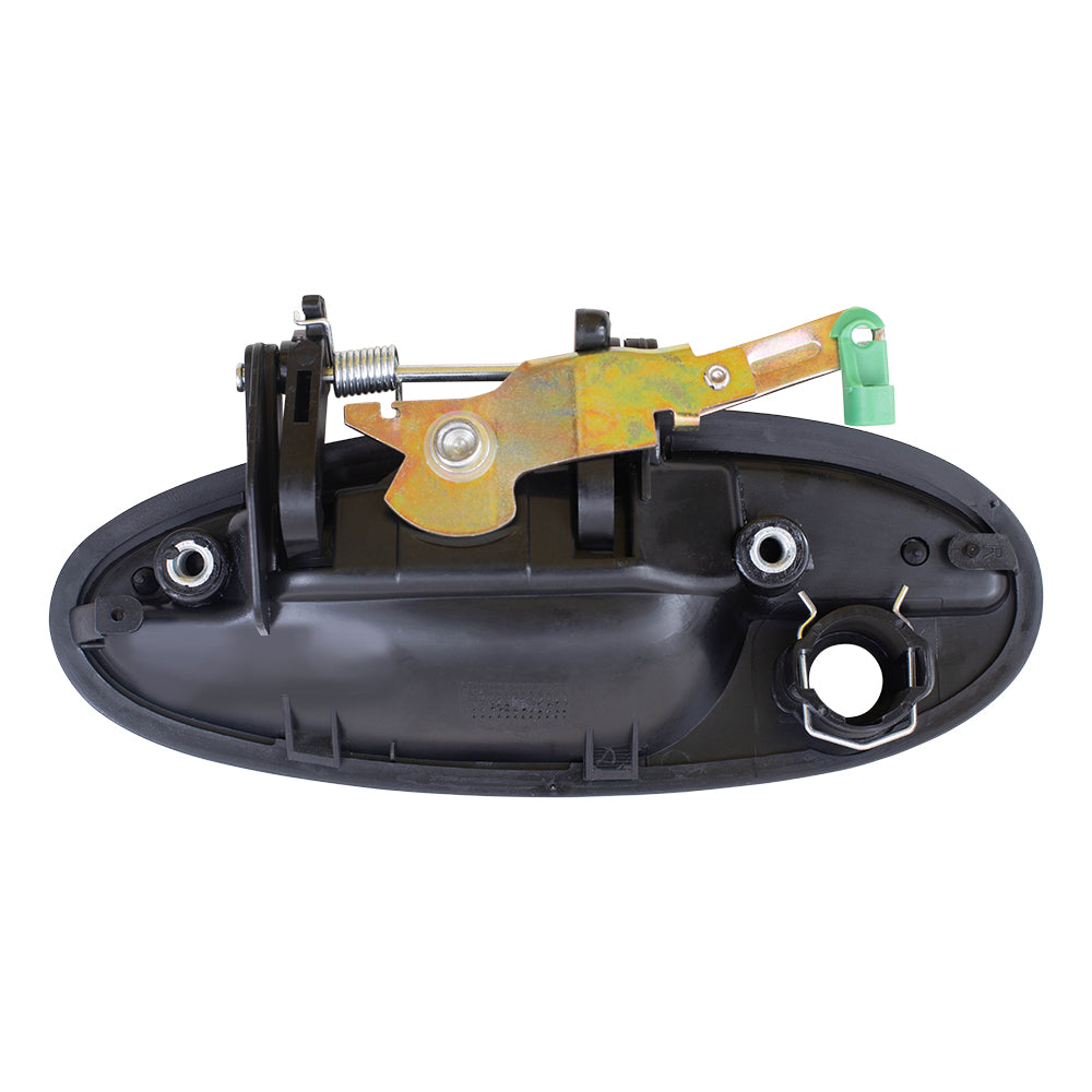 Brock Replacement Driver and Passenger Front Outside Outer Door Handles with Keyhole Compatible with 25699151 25629250