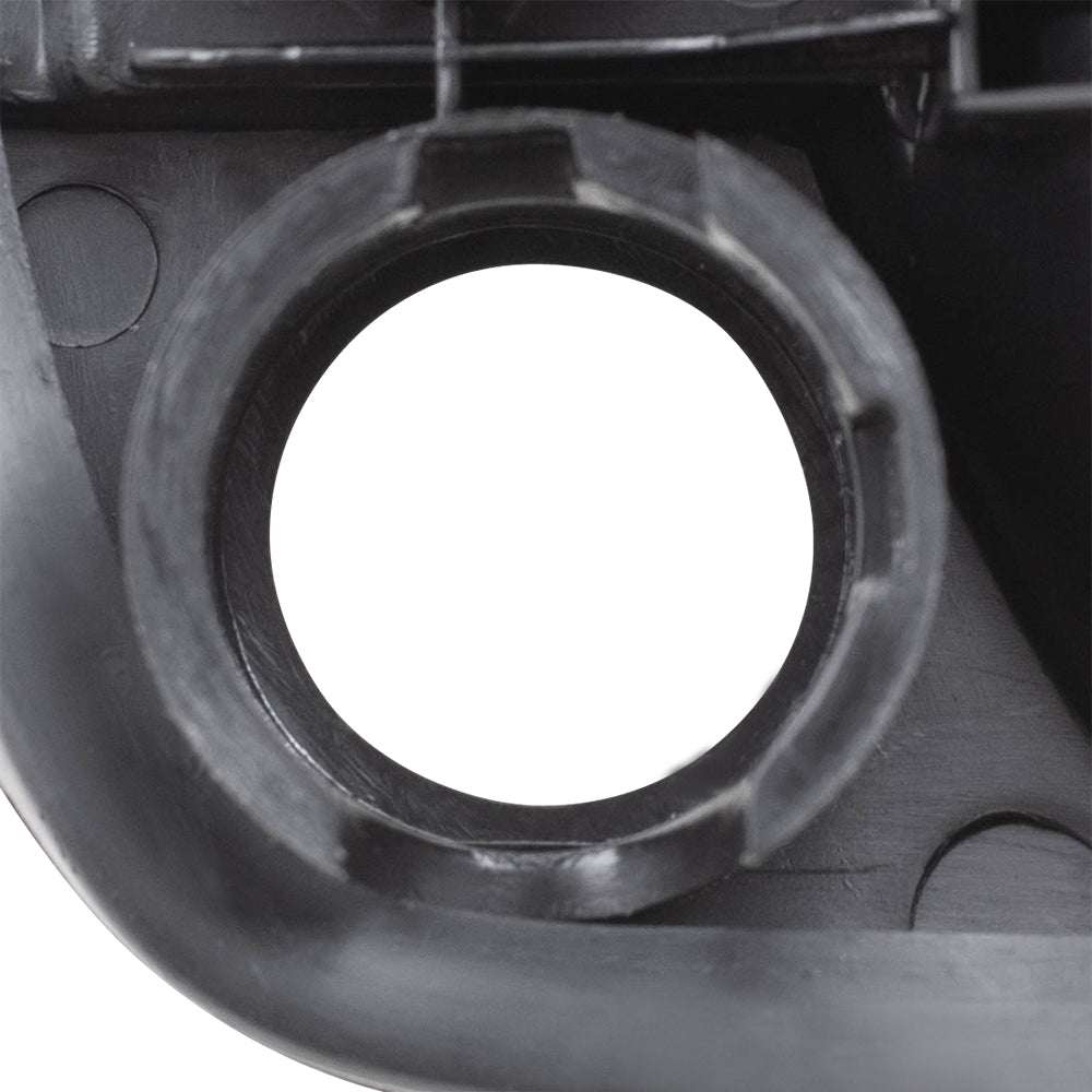 Brock Replacement Driver and Passenger Front Outside Outer Ready to Paint Door Handles with Keyholes Compatible with 8265025000CA 8266025000CA