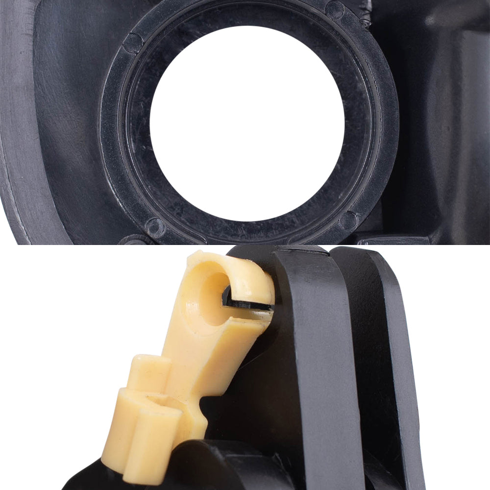 Brock Replacement Driver and Passenger Side Outside Door Handles Paint to Match Black 4 Piece Set Compatible with 1995-1999 Avalon