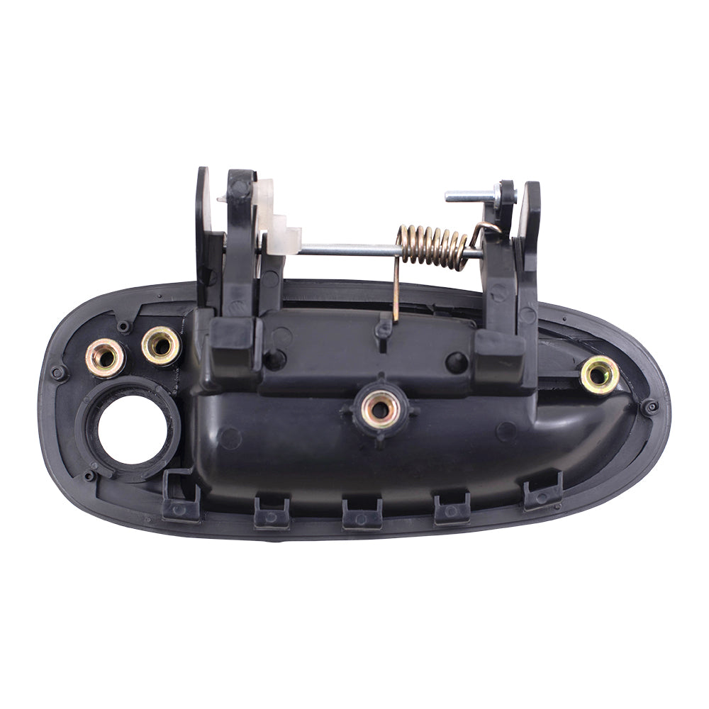 Brock Replacement Pair Set Front Outside Outer Exterior Door Handles w/ Keyholes Compatible with Avalon 69220AC010 69210AC010