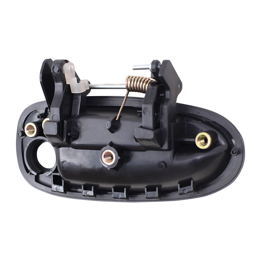 Brock Replacement Pair Set Front Outside Outer Exterior Door Handles w/ Keyholes Compatible with Avalon 69220AC010 69210AC010