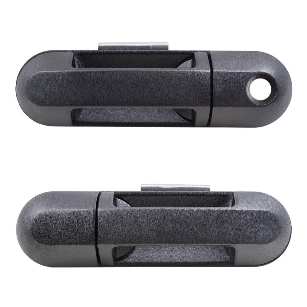 Brock Replacement Driver and Passenger Front Outside Outer Door Handles Compatible with SUV Pickup Truck 6L2Z7822405AA 6L2Z7822404AA