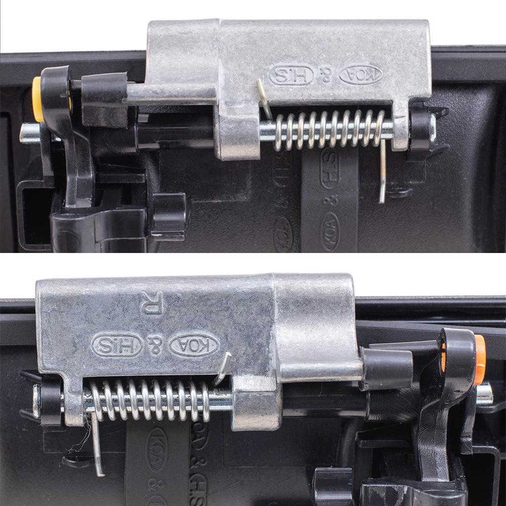 Brock Replacement Driver and Passenger Front Outside Outer Door Handles Compatible with SUV Pickup Truck 6L2Z7822405AA 6L2Z7822404AA