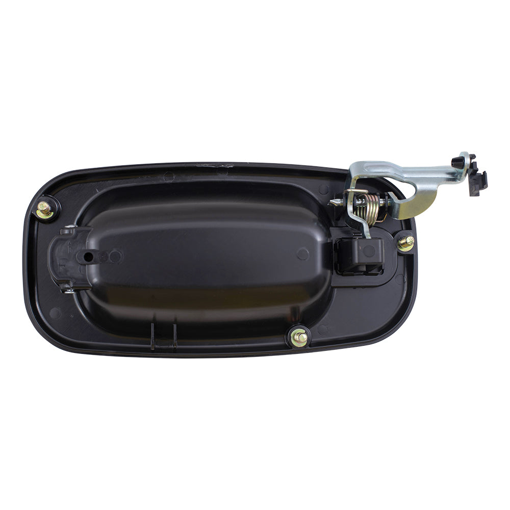 Brock Replacement Driver and Passenger Rear Outside Outer Door Handles Compatible with Pickup SUV 19245503 19245504