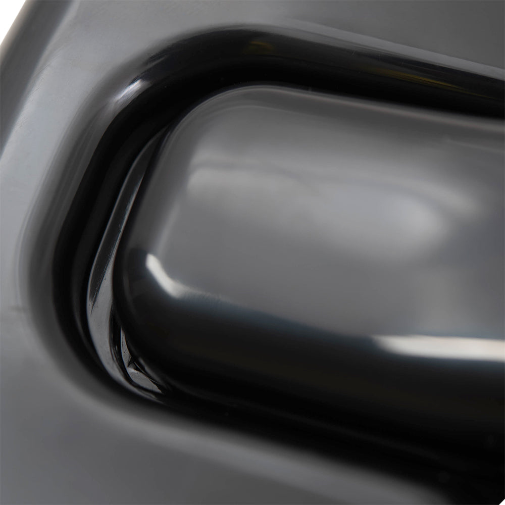 Brock Replacement Driver and Passenger Rear Outside Outer Door Handles Compatible with Pickup SUV 19245503 19245504