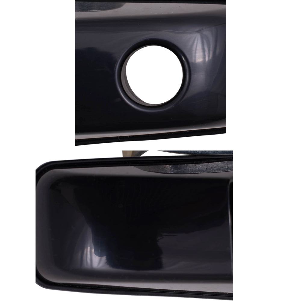 Brock Replacement Driver and Passenger Front Outside Door Handles Compatible with Pickup Truck 20828243 20954801