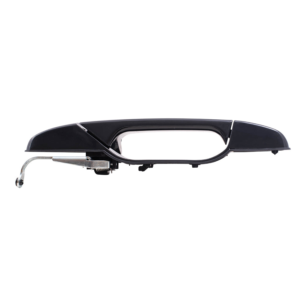 Brock Replacement Driver and Passenger Rear Outside Door Handles Compatible with Pickup Truck SUV 20954825 25890276