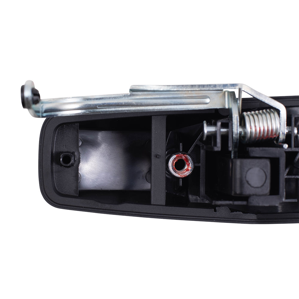 Brock Replacement Driver and Passenger Rear Outside Door Handles Compatible with Pickup Truck SUV 20954825 25890276