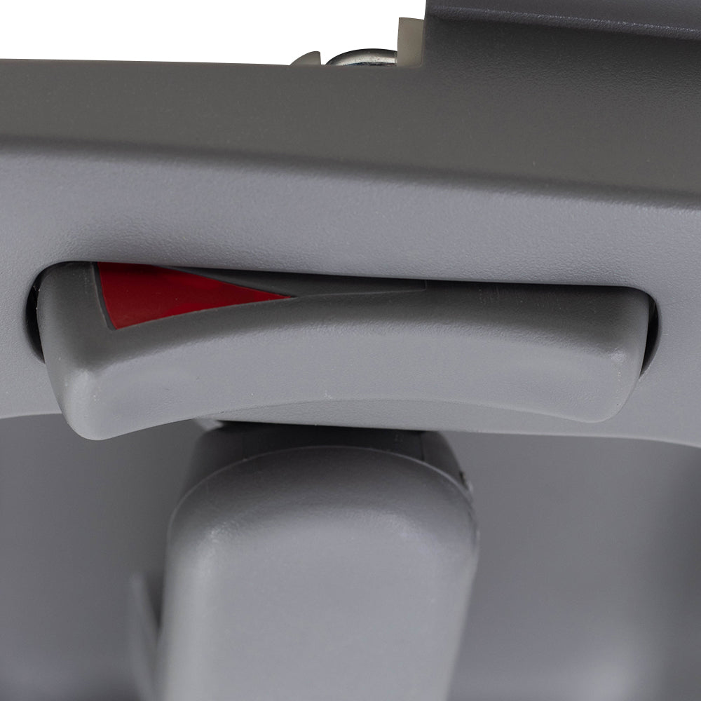 Brock Replacement Passengers Inside Interior Gray Sliding Door Handle Compatible with 02-05 Sedona Van 0K53A 7233044