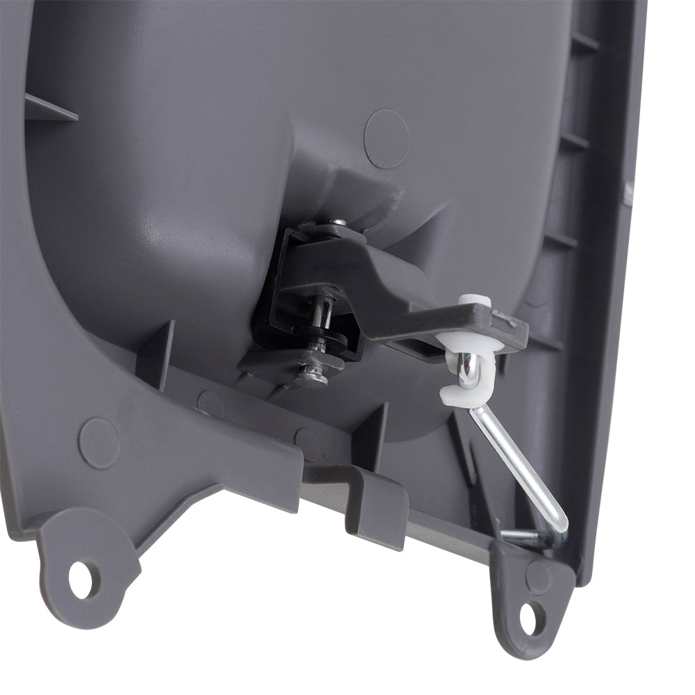 Brock Replacement Passengers Inside Interior Gray Sliding Door Handle Compatible with 02-05 Sedona Van 0K53A 7233044