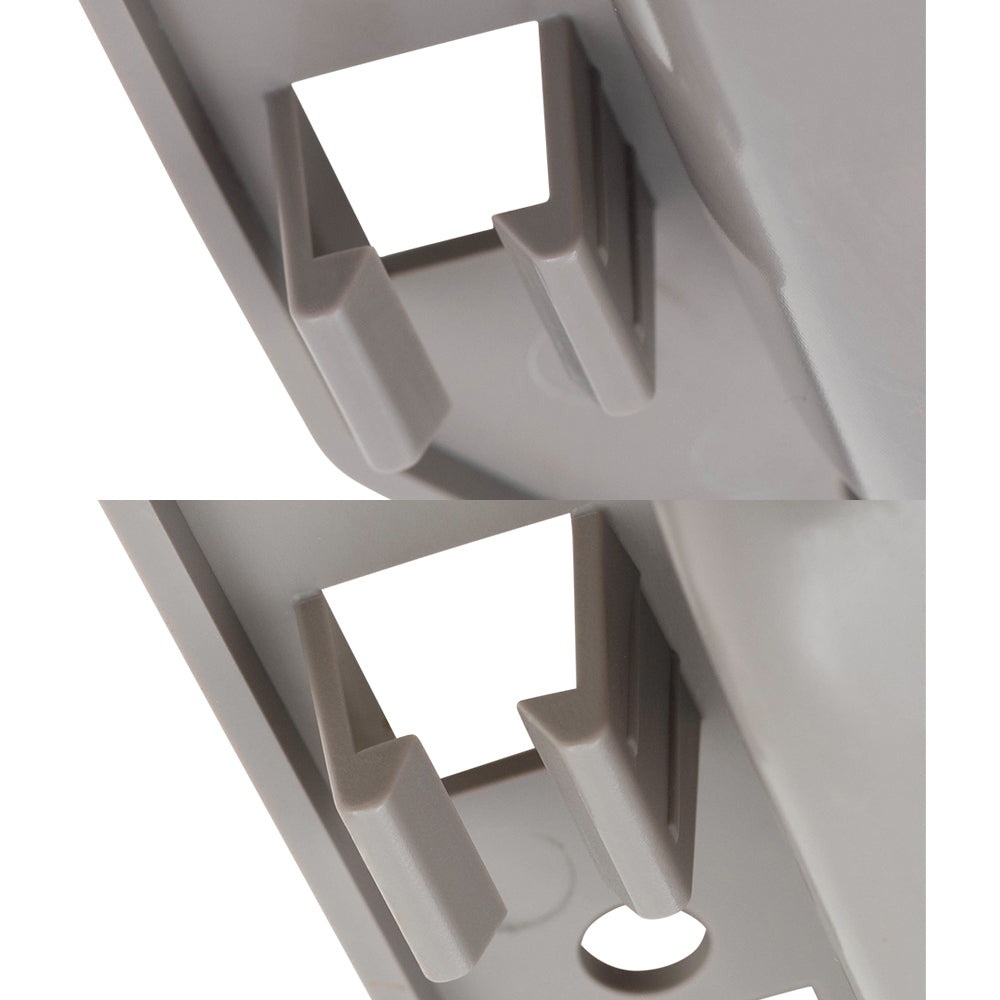 Brock Replacement Set of 4 Beige with Chrome Inside Door Handle Repair Kits Compatible with 05-10 Grand Cherokee 1EG891J3AA 1BC141J3AA