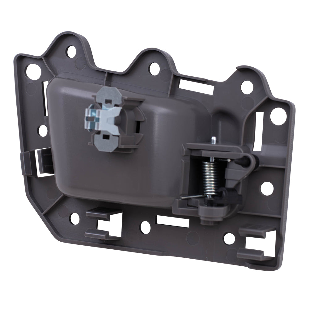 Brock Replacement Drivers Rear Inside Inner Gray Door Handle Compatible with 05-10 Grand Cherokee SUV 5HR411J3AK
