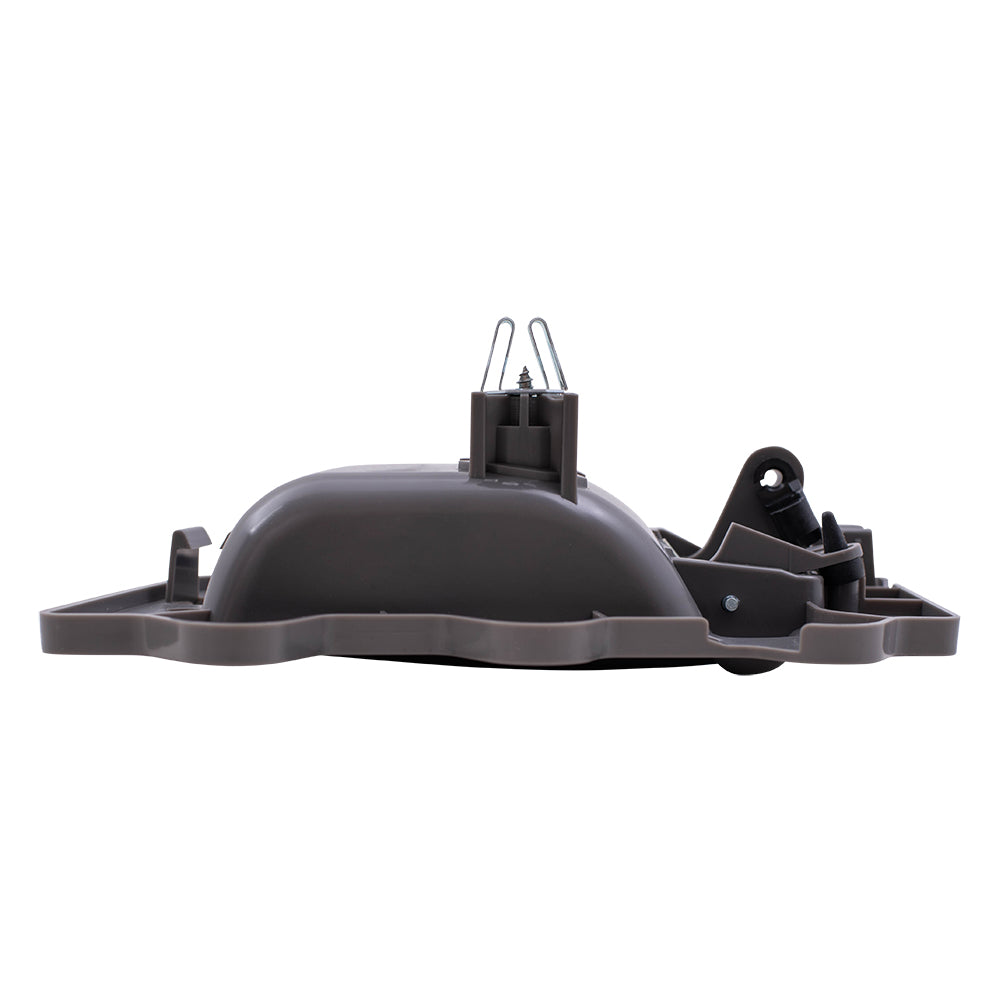 Brock Inside Door Handle for 05-10 Jeep Grand Cherokee Passengers Rear Gray w/ Housing