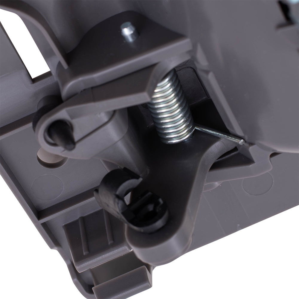 Brock Inside Door Handle for 05-10 Jeep Grand Cherokee Passengers Rear Gray w/ Housing