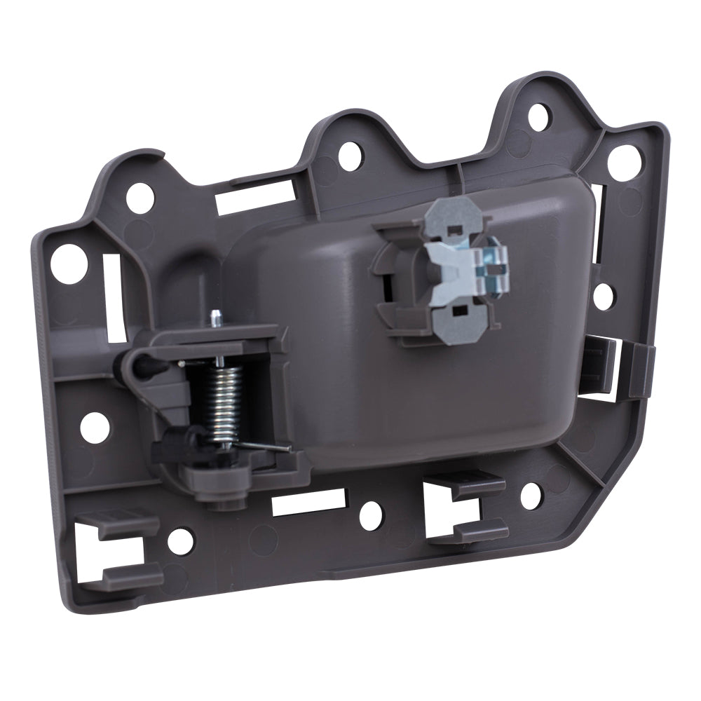 Brock Inside Door Handle for 05-10 Jeep Grand Cherokee Passengers Rear Gray w/ Housing