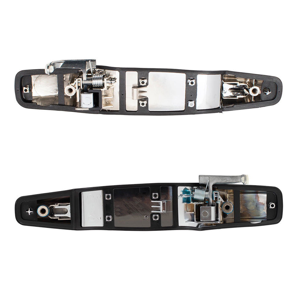 Brock Replacement Front Driver and Passenger Side Outside Door Handles Compatible with 2007-2013 Avalanche/Sierra Denali/Escalade EXT & 2007-2014 Silverado/Sierra/Escalade/Escalade ESV/Tahoe/Yukon