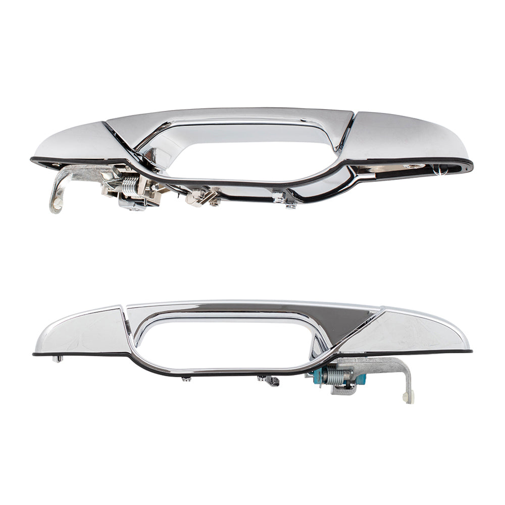 Brock Replacement Front Driver and Passenger Side Outside Door Handles Compatible with 2007-2013 Avalanche/Sierra Denali/Escalade EXT & 2007-2014 Silverado/Sierra/Escalade/Escalade ESV/Tahoe/Yukon
