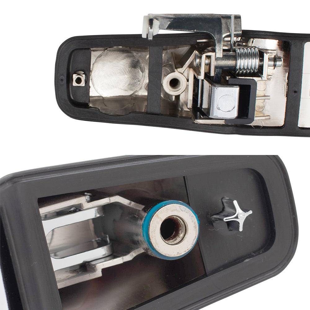 Brock Replacement Front Driver and Passenger Side Outside Door Handles Compatible with 2007-2013 Avalanche/Sierra Denali/Escalade EXT & 2007-2014 Silverado/Sierra/Escalade/Escalade ESV/Tahoe/Yukon
