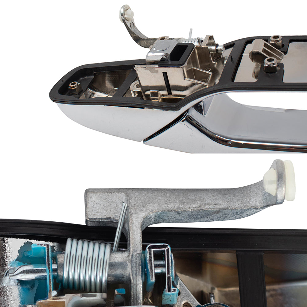 Brock Replacement Front Driver and Passenger Side Outside Door Handles Compatible with 2007-2013 Avalanche/Sierra Denali/Escalade EXT & 2007-2014 Silverado/Sierra/Escalade/Escalade ESV/Tahoe/Yukon