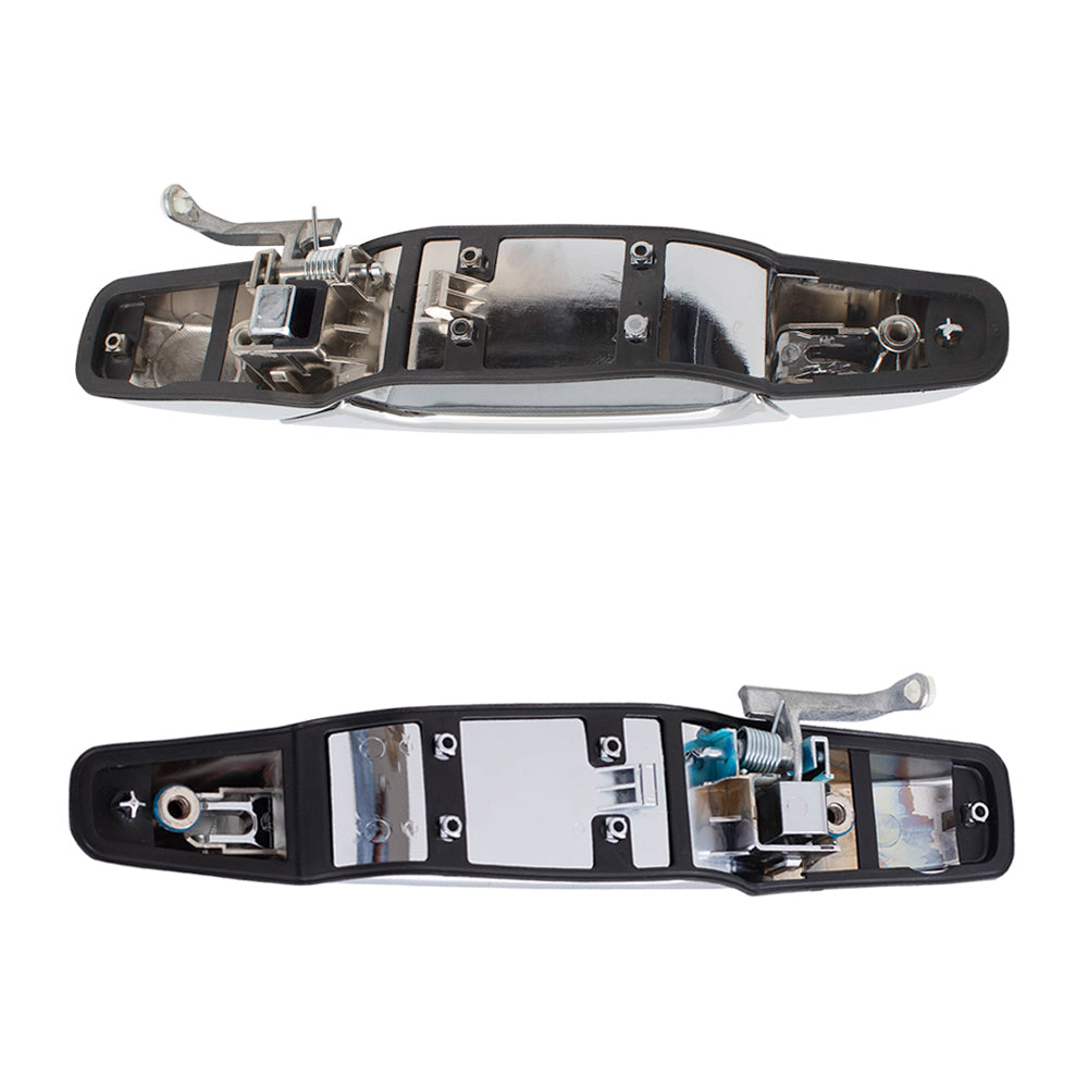Brock Replacement Front Driver and Passenger Side Outside Door Handles Compatible with 2007-2013 Avalanche/Sierra Denali/Escalade EXT & 2007-2014 Silverado/Sierra/Escalade/Escalade ESV/Tahoe/Yukon