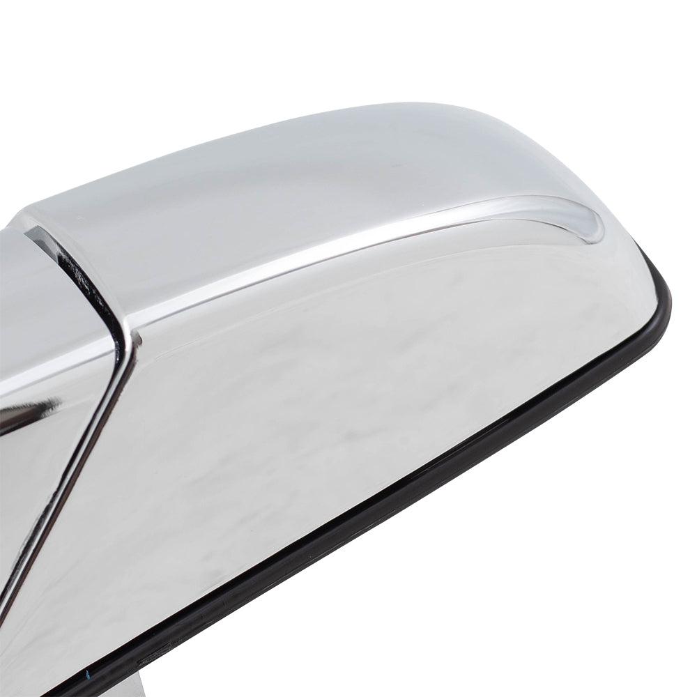 Brock Replacement Drivers and Passengers Outside Rear Chrome Door Handles Compatible with 07-13 Silverado Sierra Pickup 22738725 25960522