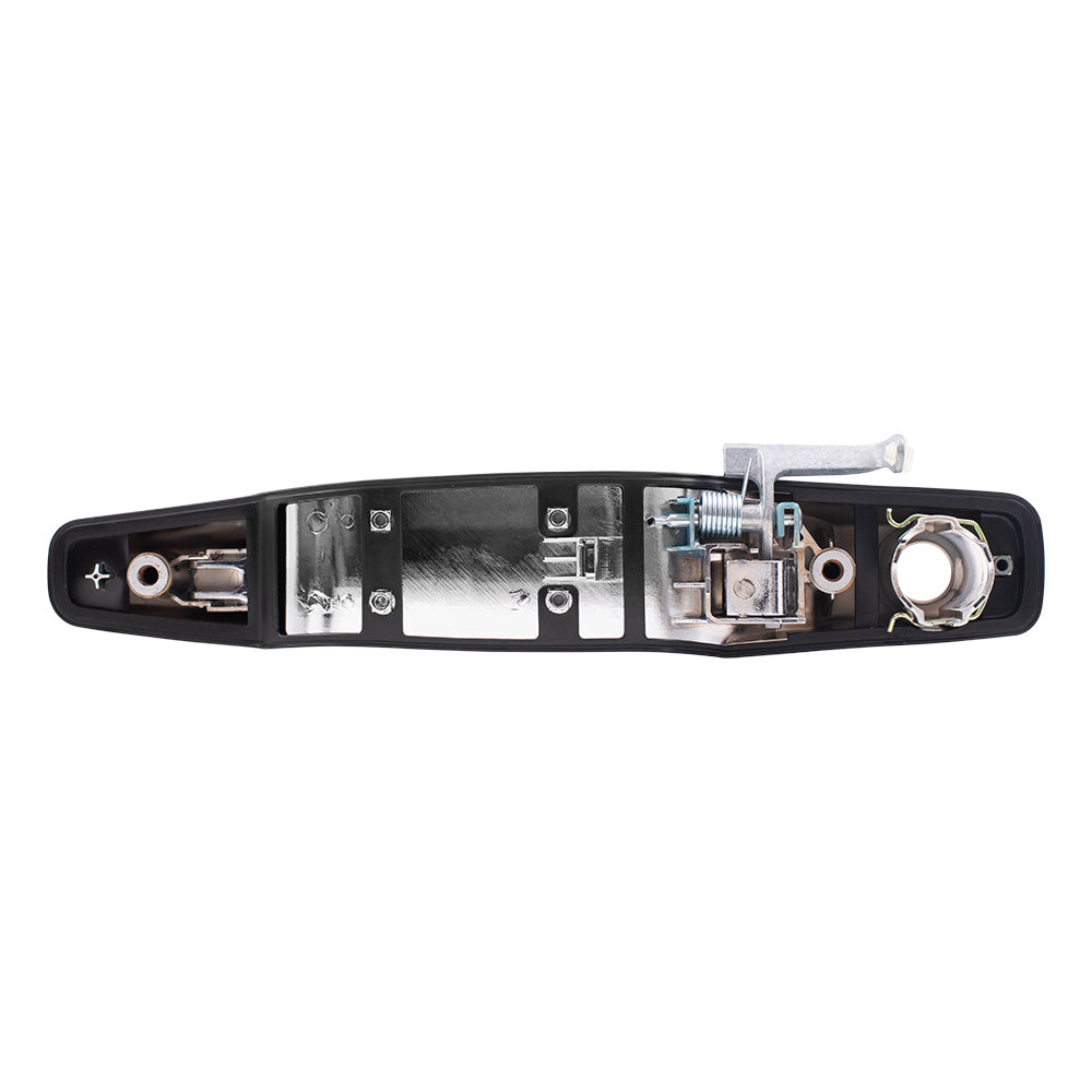 Brock Replacement Passengers Outside Front Chrome Door Handle w/ Keyhole Compatible with SUV Pickup Truck 22738722