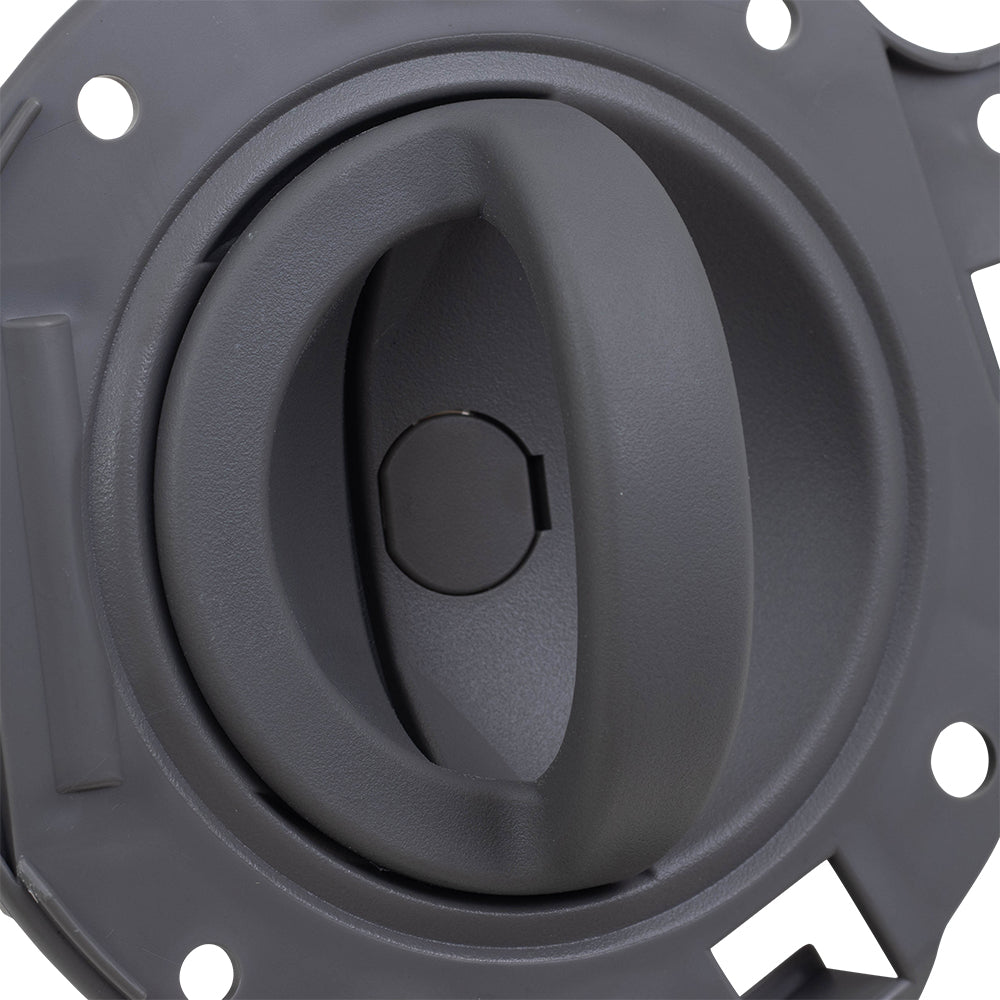 Brock Replacement Drivers Set Inside Interior Gray Door Handles with Housing Repair Kits Compatible with 06-10 Commander 1PF031DVAA