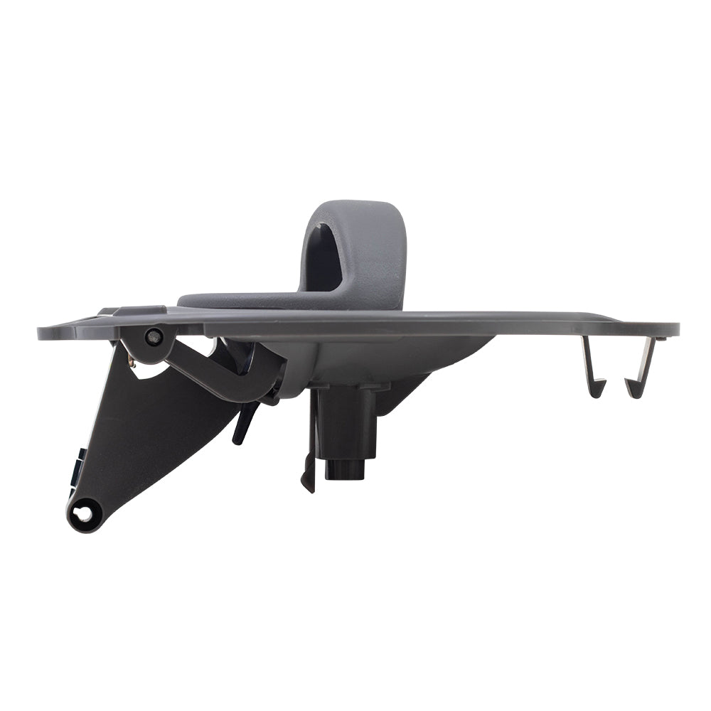 Brock Inside Door Handles for 06-10 Jeep Commander Passengers Set Gray Housing Kits