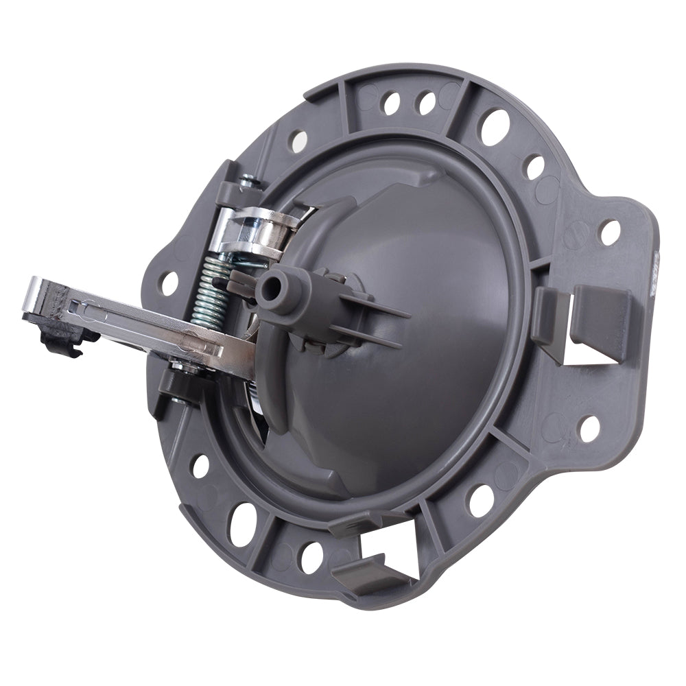 Brock Replacement 4 Piece Set Inside Interior Chrome Door Handles with Gray Housing Repair Kits Compatible with 06-10 Commander SUV 1PF111DVAA 1PF101DVAA