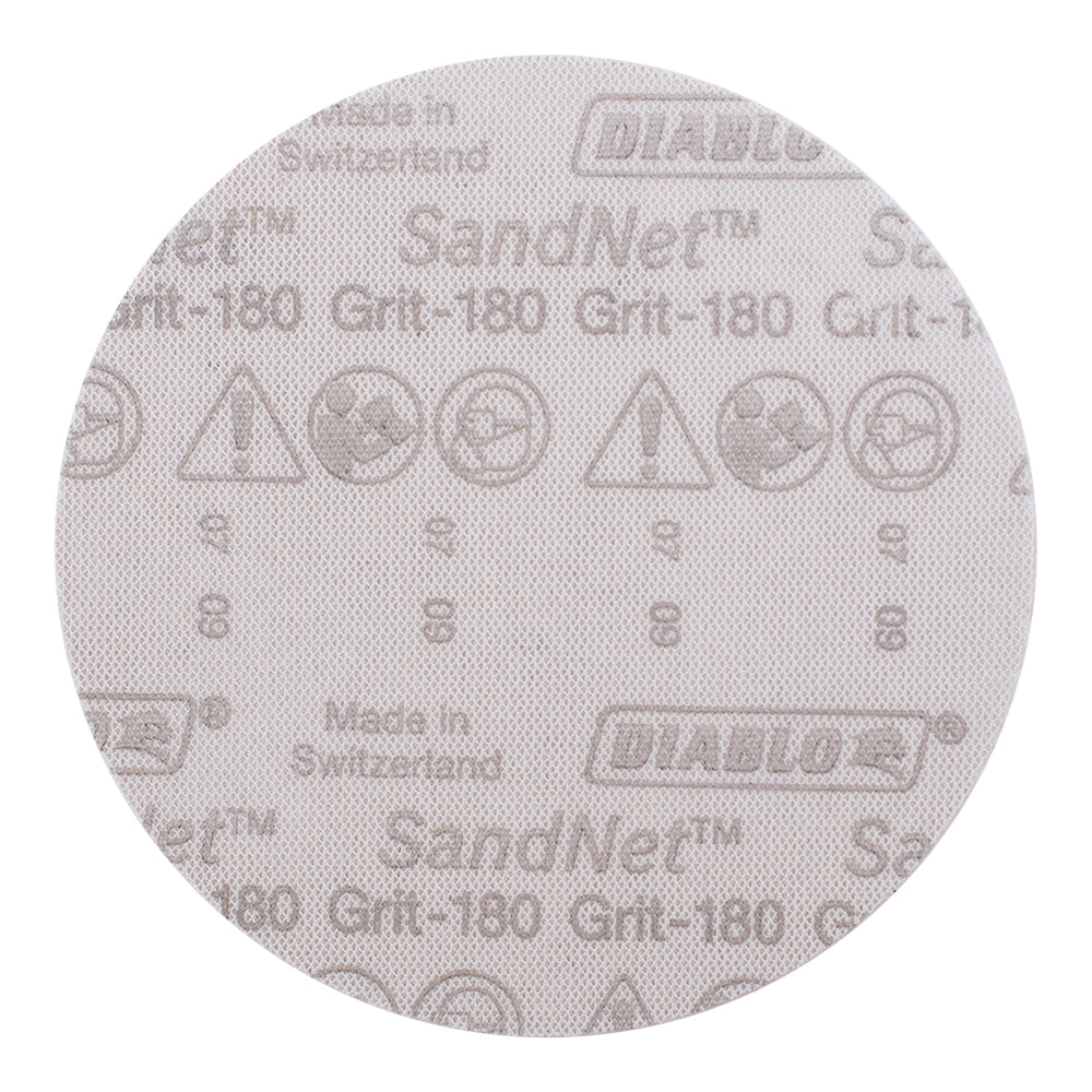 10 Pack of Sanding Discs with Connection Pad 180 Fine Grit and 1/3 Sheet