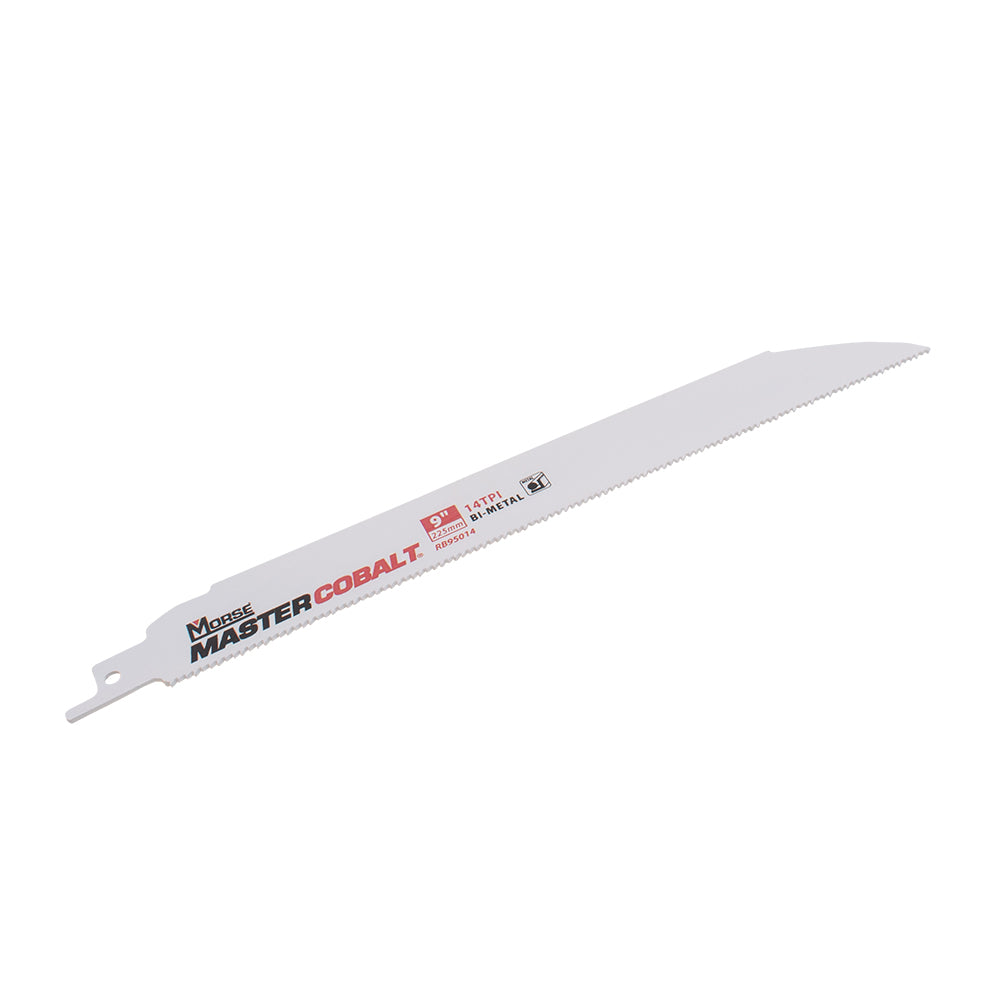 MK Morse Master Cobalt Metal Reciprocating Saw Blade 9 Inch X 1 Inch X .050 Inch 14TPI 5 Pack