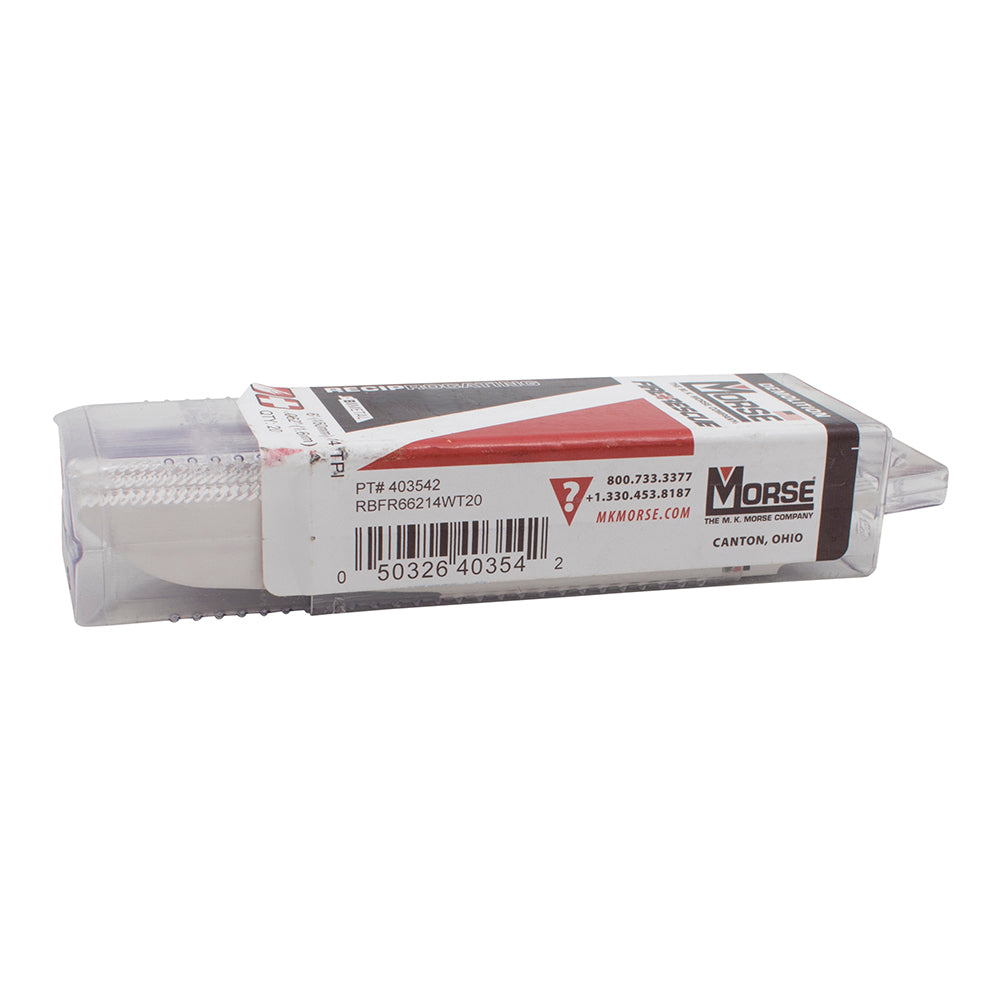 20 Pack Set MK Morse Bi Metal w/ Cobalt Reciprocating Saw Blades 6"x7/8"x.062" 14 TPI Metal Steel Wood for Fire & Rescue Industrial Shop