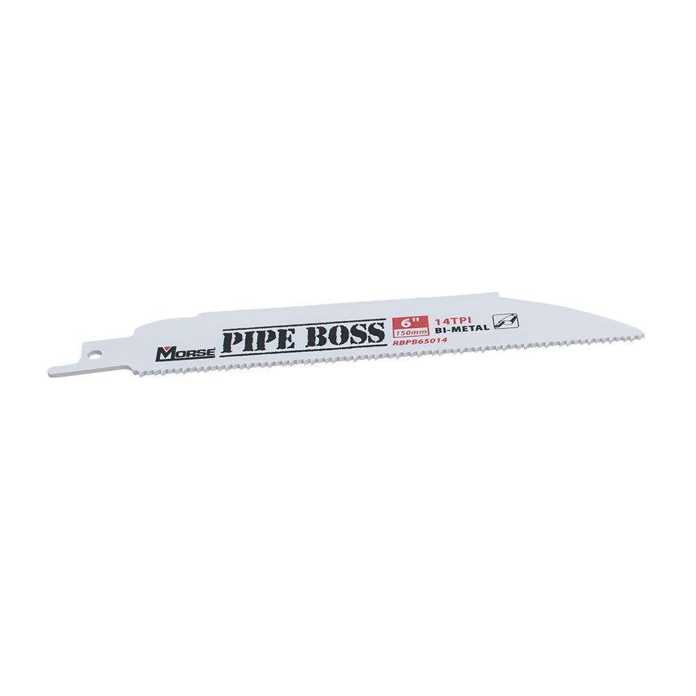 MK Morse Pipe Boss Reciprocating Saw Blade 6" X 1" X .050" 14TPI 25 Pack