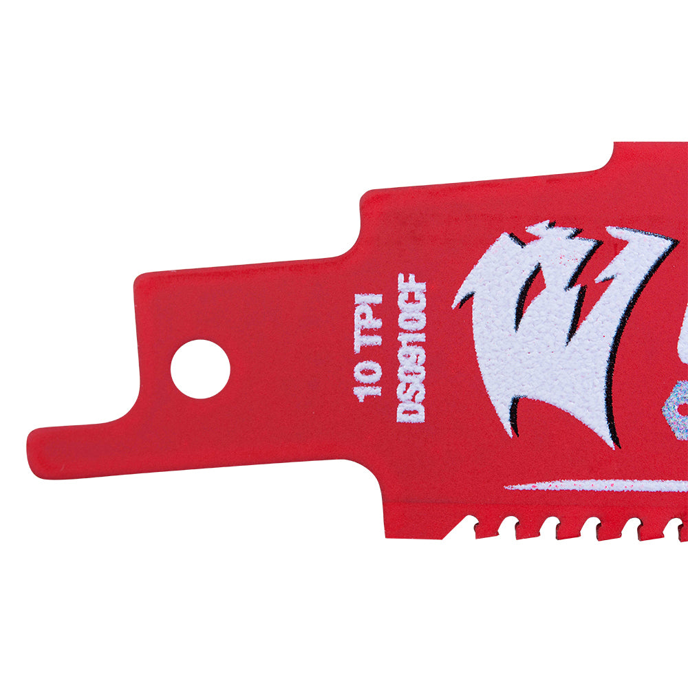 3 Pack 9 inch 10 TPI Diablo Steel Demon Carbide Reciprocating Saw Blades for 1/16-5/16 Medium Metals