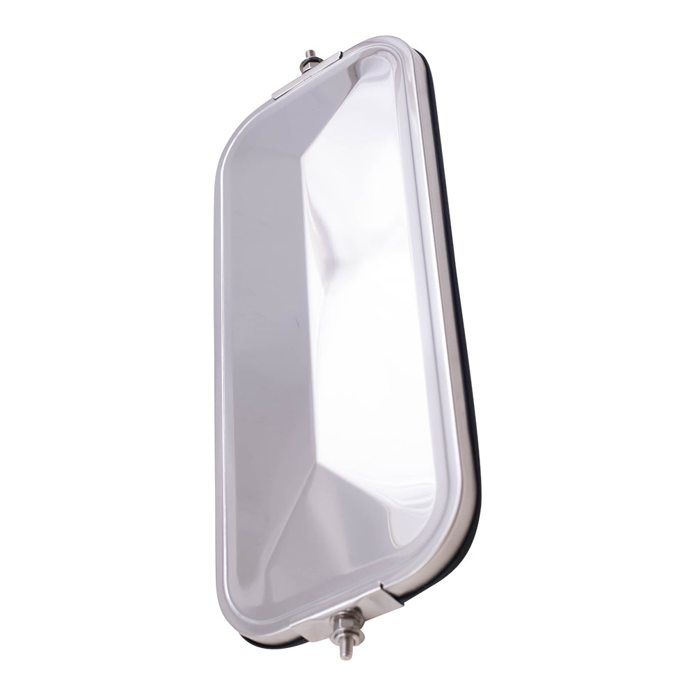 Brock Replacement Driver and Passenger Universal West Coast Truck Side Mirror Heads with Sturdy Backs 6.5" x 16"