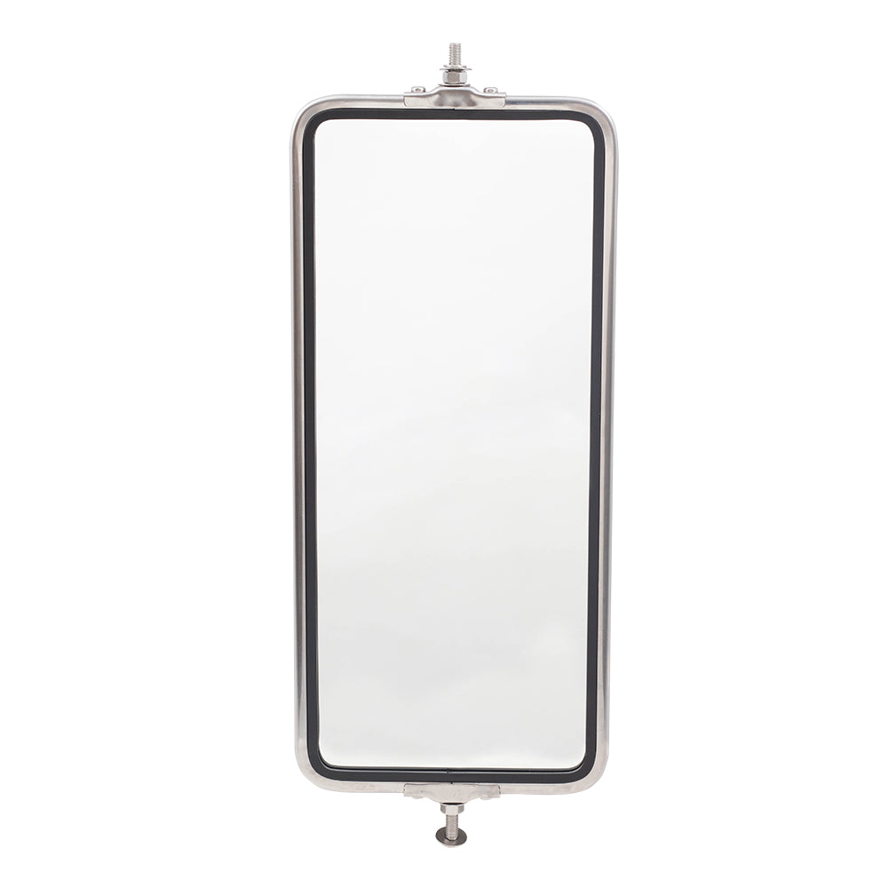 Universal West Coast Truck Stainless Steel Side Mirror Head 7" x 16"